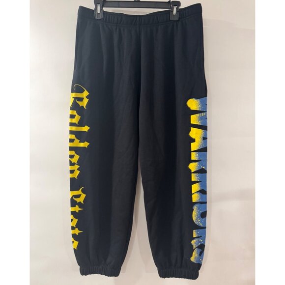 Golden State Warriors Joggers Sweatpants Black L - Picture 1 of 5